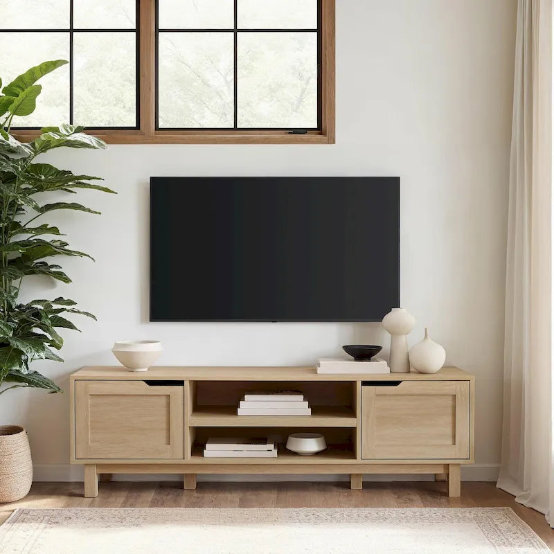 Middlebrook Designs Modern Framed-Door TV Stand