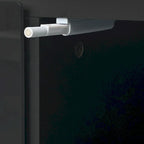 Black Modern 68.1 Fireplace TV Stand with 2 Large Cabinets for TVs Up to 78