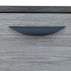 Grey 71.1 TV Stand with Fold-Out Cabinet, Regular Cabinet, and 2 Shelves for TVs Up to 79