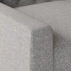 78.75 Polyester 3-Seater Sofa with Tufted Back and Cushions