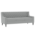 78.75 Polyester 3-Seater Sofa with Tufted Back and Cushions