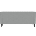 78.75 Polyester 3-Seater Sofa with Tufted Back and Cushions