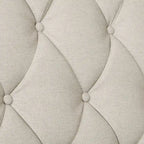 78.75 Polyester 3-Seater Sofa with Tufted Back and Cushions