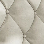 78.75 Polyester 3-Seater Sofa with Tufted Back and Cushions