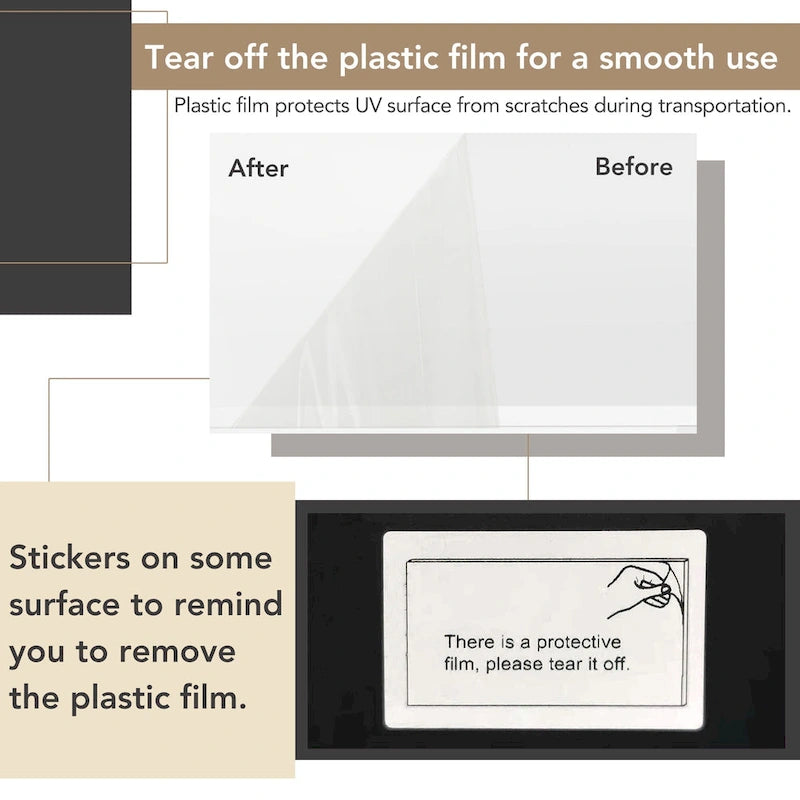 High Gloss Storage Cabinet with LED Lights,67 Tall Cabinet with Acrylic Door,with Open Countertop and Tempered Glass Shelves