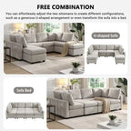 103inch Sectional Sofa Couch Sofa Bed