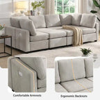 103inch Sectional Sofa Couch Sofa Bed