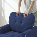 Chaise Lounge Indoor Sleeper Sofa Bed Chair Upholstered Lounge Chair