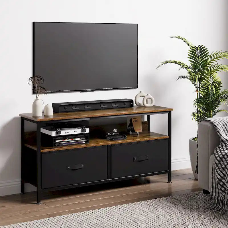 Entertainment Center with Storage TV Stand for Bedroom