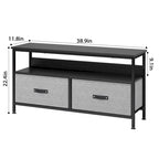 Entertainment Center with Storage TV Stand for Bedroom