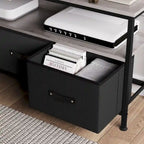 Entertainment Center with Storage TV Stand for Bedroom