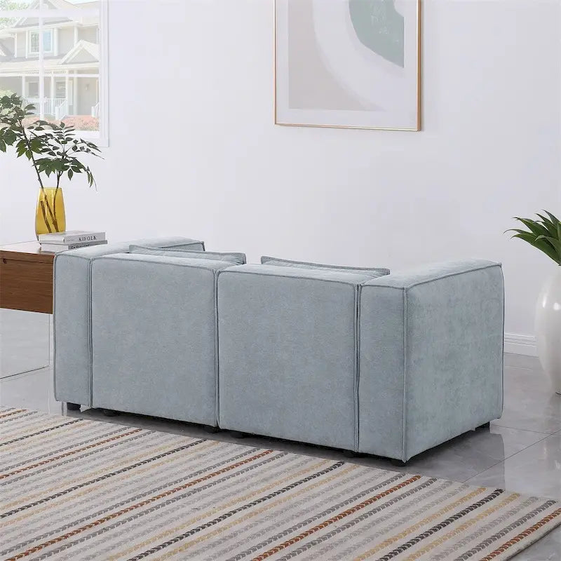 Chenille Fabric Sofa with Legs
