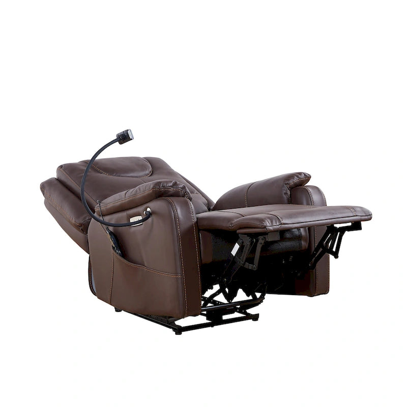 Christopher Knight Home - Liyasi Zero Gravity Power Recliner with Massage, Heating, USB Charging & Phone Holder