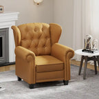 Modern Tufted Push Back Tufted Recliner Armchair