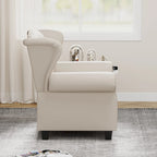 Modern Tufted Push Back Tufted Recliner Armchair