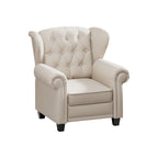 Modern Tufted Push Back Tufted Recliner Armchair