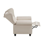 Modern Tufted Push Back Tufted Recliner Armchair
