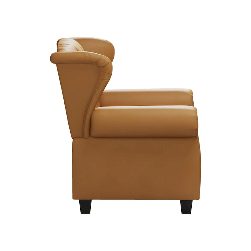 Modern Tufted Push Back Tufted Recliner Armchair