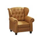 Modern Tufted Push Back Tufted Recliner Armchair