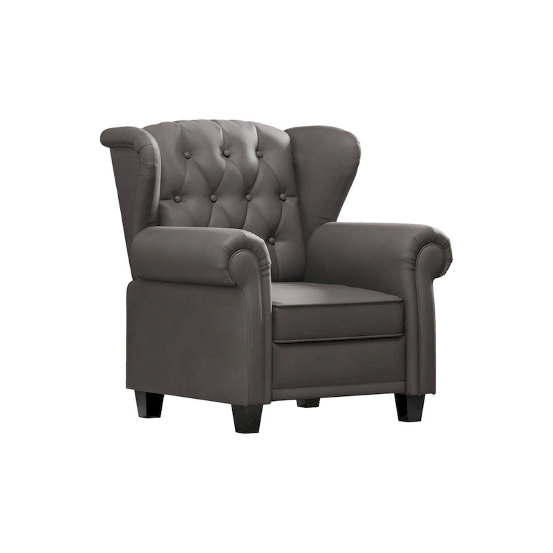 Modern Tufted Push Back Tufted Recliner Armchair