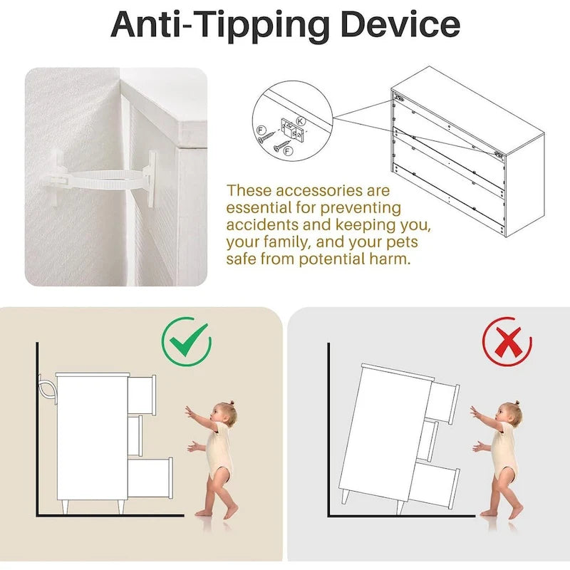 6 Drawers Rattan Dresser