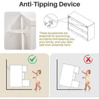 6 Drawers Rattan Dresser