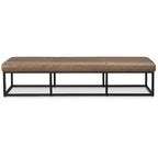 Signature Design by Ashley Joston Brown/Black Accent Bench - 70.87 W x 18.87 D x 15.75 H