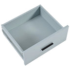 Rolling Kitchen Island w/ Foldable Counter Top,Towel Rack and Drawer