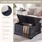 Farmhouse Coffee Table, Square Wood Center Table for Living Room