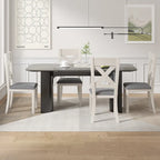 VECELO Solid Wood Dining Chairs Set of 2/4/6, Kitchen Side Chair