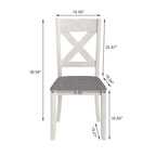 VECELO Solid Wood Dining Chairs Set of 2/4/6, Kitchen Side Chair