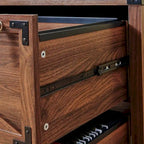 Farmhouse 2 Drawer File Cabinet, Lateral Filing Cabinet with Lock