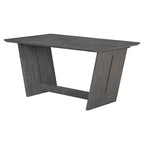 6 Pcs Dining Table Set, Wood Dining Kitchen Table and Chairs Set with Rectangular Table, 4 Upholstered Chairs and 1 Bench