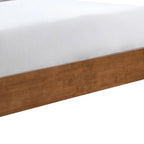 Furniture of America Beau Midcentury 4-Piece Walnut Wood Platform Bedroom Set