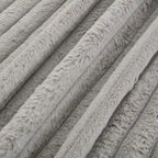 Oversized Corduroy Reclining Chair Deep Seat Armchair Single Thickened Upholstered Sofa with Pillow and Ottoman