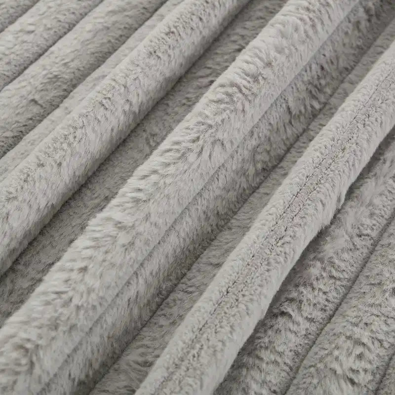 Oversized Corduroy Reclining Chair Deep Seat Armchair Single Thickened Upholstered Sofa with Pillow and Ottoman