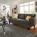 Elston Tufted Linen Track Sofa by iNSPIRE Q Modern
