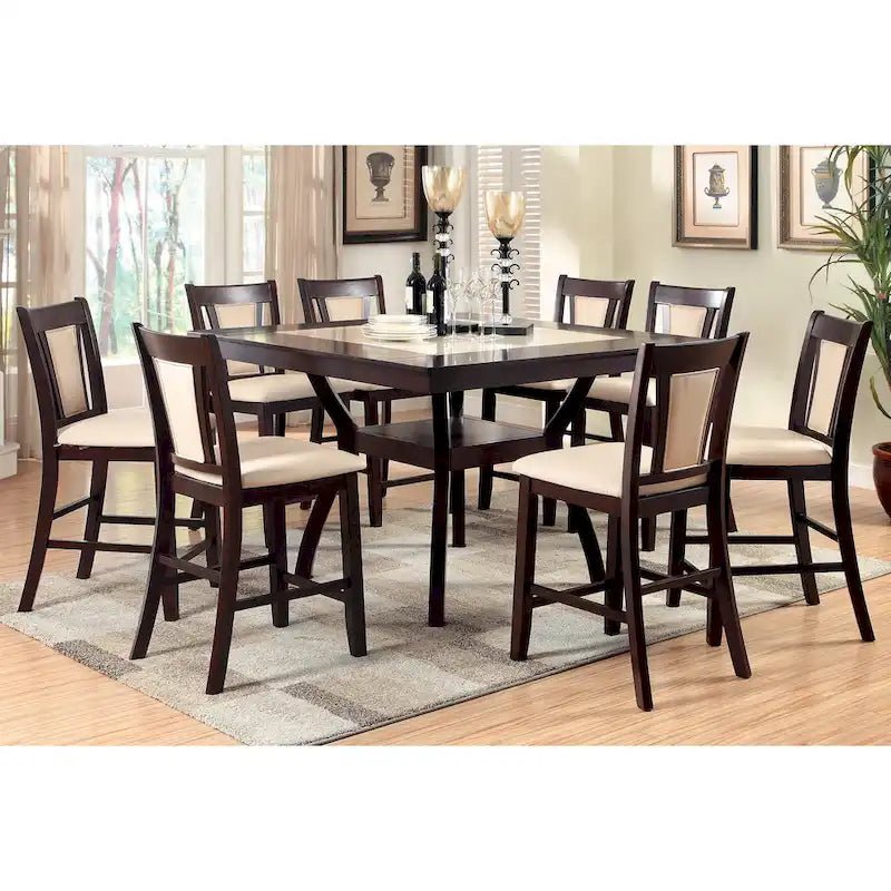 Dionne Contemporary 54-inch Counter Height Table by Furniture of America