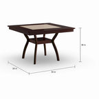 Dionne Contemporary 54-inch Counter Height Table by Furniture of America