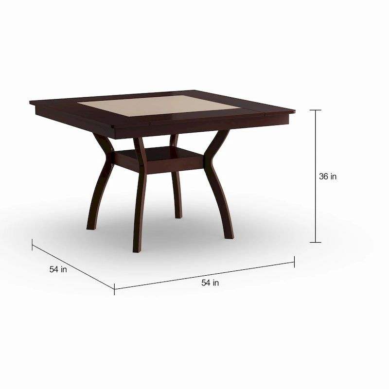 Dionne Contemporary 54-inch Counter Height Table by Furniture of America