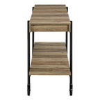 Hyssop Farmhouse 47-inch Metal 1-Shelf Console Table by Furniture of America