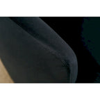 Velvet Swivel Barrel Accent Chair - 25.60 x 25.60 x 27.56