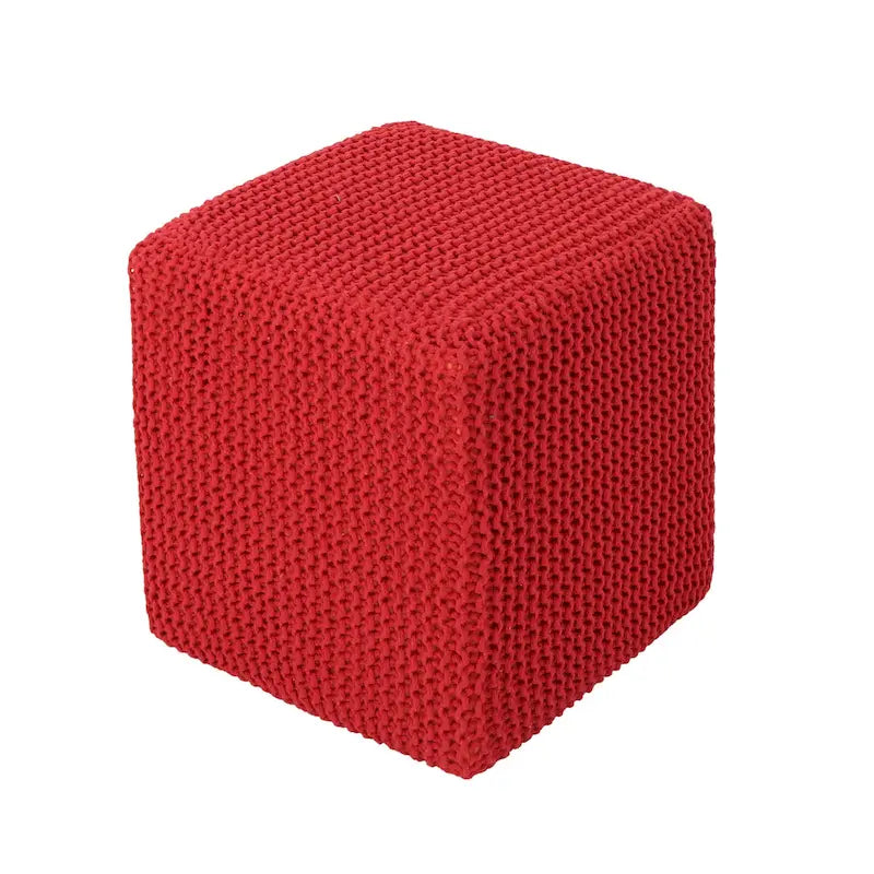 Tessie Knitted Foot Stool by Christopher Knight Home