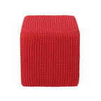 Tessie Knitted Foot Stool by Christopher Knight Home
