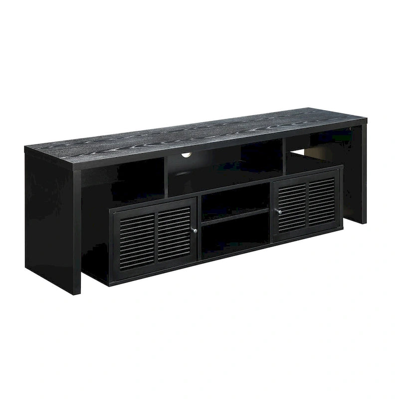 Convenience Concepts Lexington 65 inch TV Stand with Storage Cabinets and Shelves