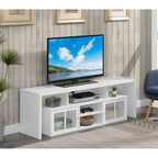 Convenience Concepts Lexington 65 inch TV Stand with Storage Cabinets and Shelves
