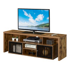 Convenience Concepts Lexington 65 inch TV Stand with Storage Cabinets and Shelves