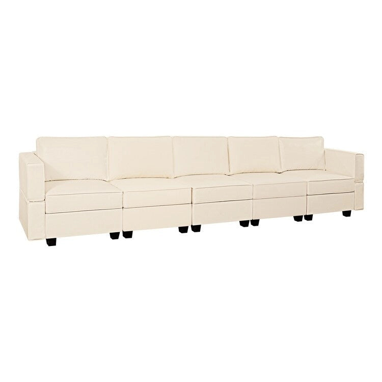 DIY Modular Sleeper Sectional Sofa Collection Convertible Sofa Couches with Storage Seats - Suitable for Living Room