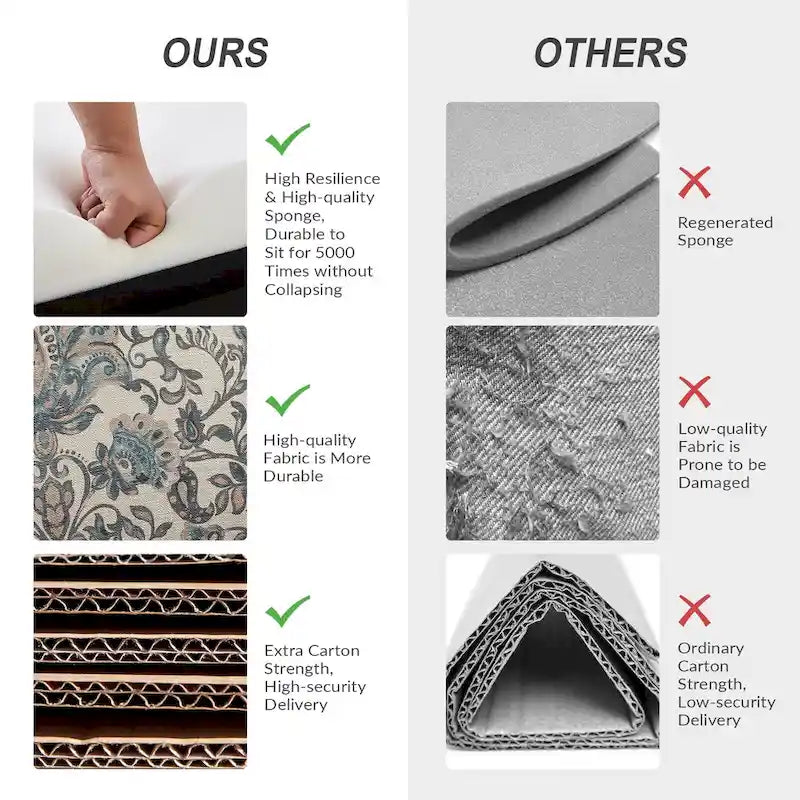 Giampiero Wooden Upholstery Armchair with Nailhead Trims by HULALA HOME