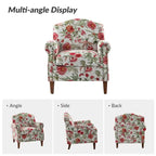 Giampiero Wooden Upholstery Armchair with Nailhead Trims by HULALA HOME